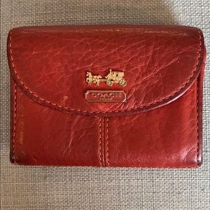 Orange Coach Wallet